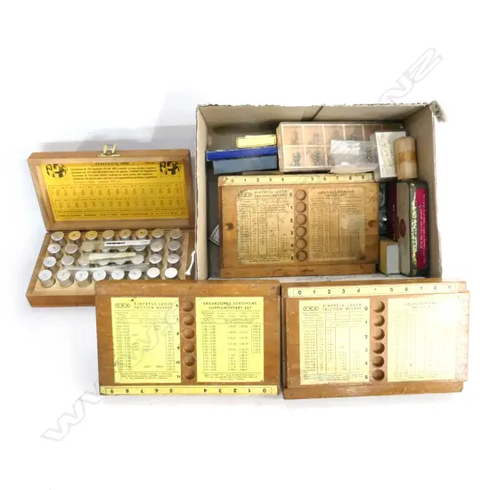 BOX ASST WATCHMAKER'S PARTS ETC.