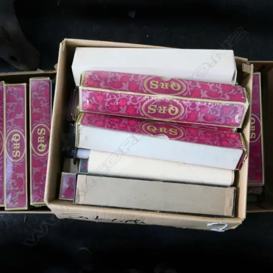 4 BOXES ASST PLAYER PIANO ROLLS