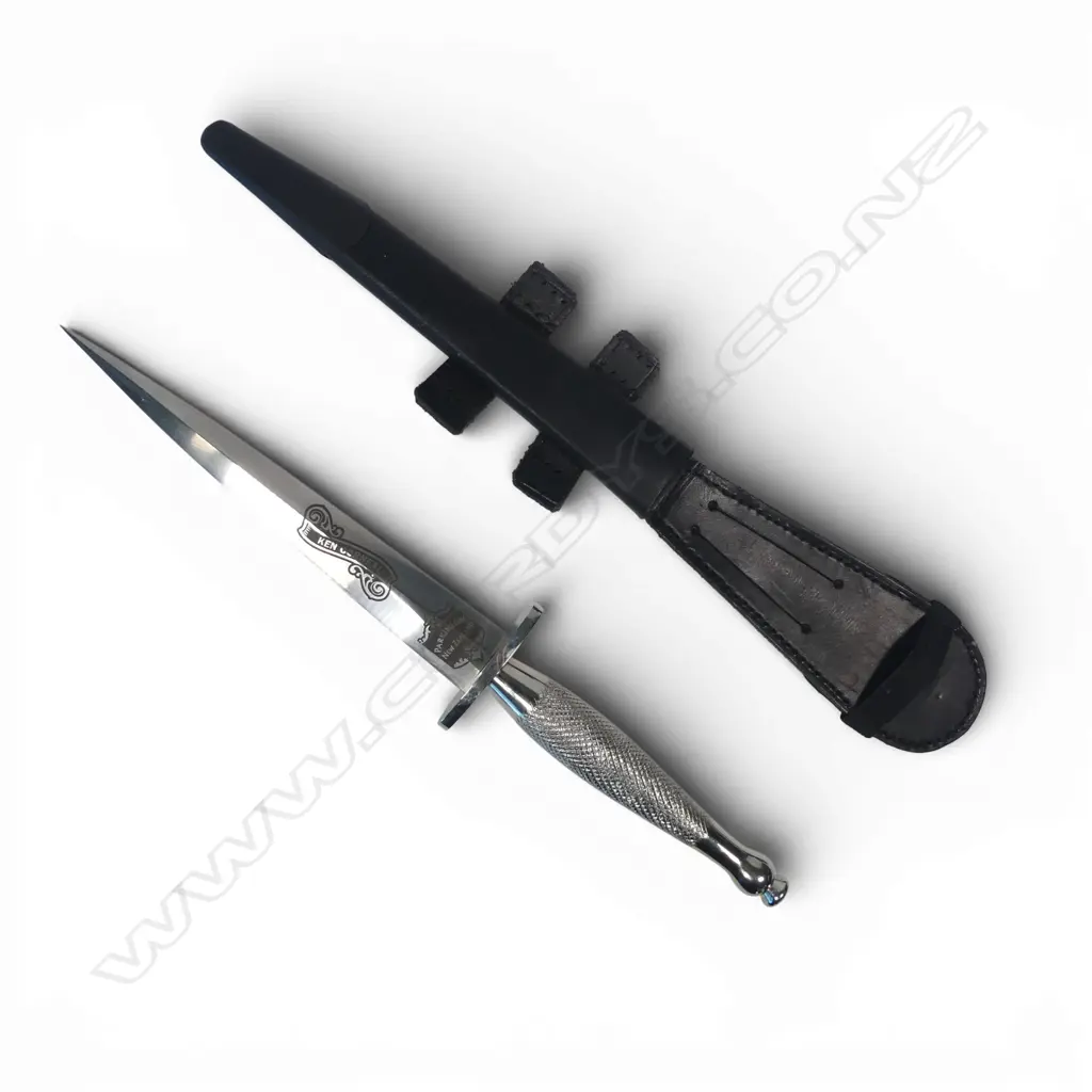 Replica Fairbairn-Sykes 2nd Pattern Commando Knife by Peter Parkinson NZ, Image 1++