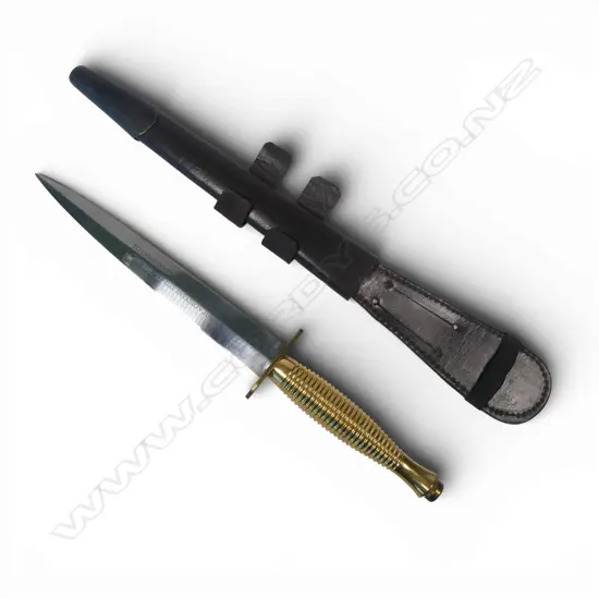 Commemorative Fairbairn-Sykes 3rd Pattern Commando Knife by R. (Reg) Cooper Sheffield England circa 1994,