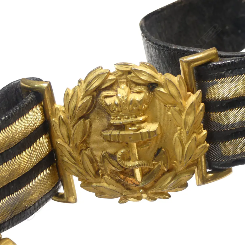 Naval Officers Sword and dress uniform components from Crimean Veteran Frederic de Veuille Sanders, Commander R.N. Image 1++