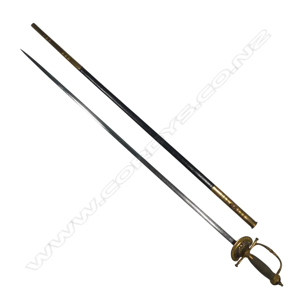 Edwardian Period British Diplomatic Corps Court Sword 1890 Pattern retailed by Sibley & Linney, Albemarle St. London, Image 1++