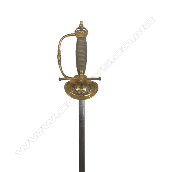 Edwardian Period British Diplomatic Corps Court Sword 1890 Pattern retailed by Sibley & Linney, Albemarle St. London,
