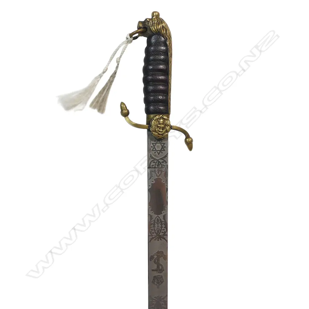 British Navy Midshipmans Dirk  Pattern 1891 with scabbard, Image 1++