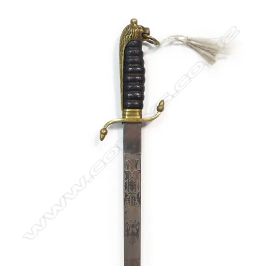 British Navy Midshipmans Dirk  Pattern 1891 with scabbard,