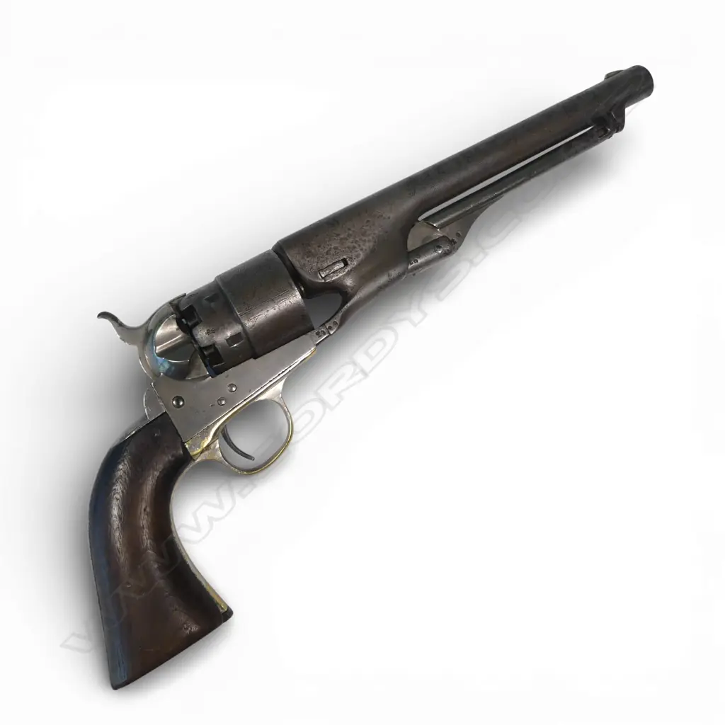 1860 Colt Army Model Revolver with matched serial numbers 144931 circa 1863 Image 1++