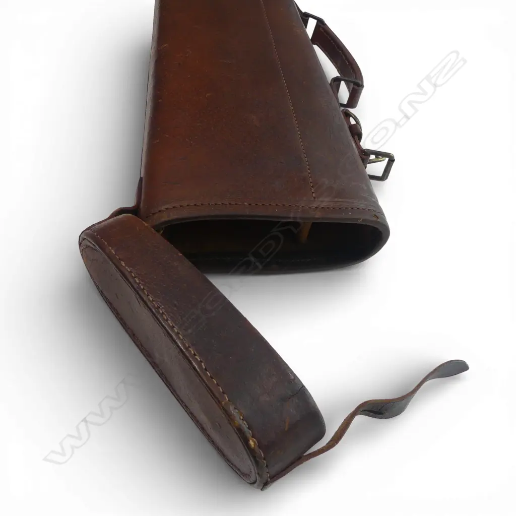 Leather 'Leg o' Mutton Shotgun Case, Image 1++