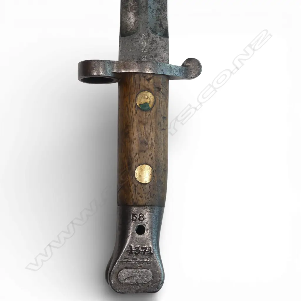 British Pattern 1888 Mk II Bayonet made by Sanderson Sheffield for the .303 calibre M1888 Lee-Metford and Long Lee-Enfield rifles, Image 1++