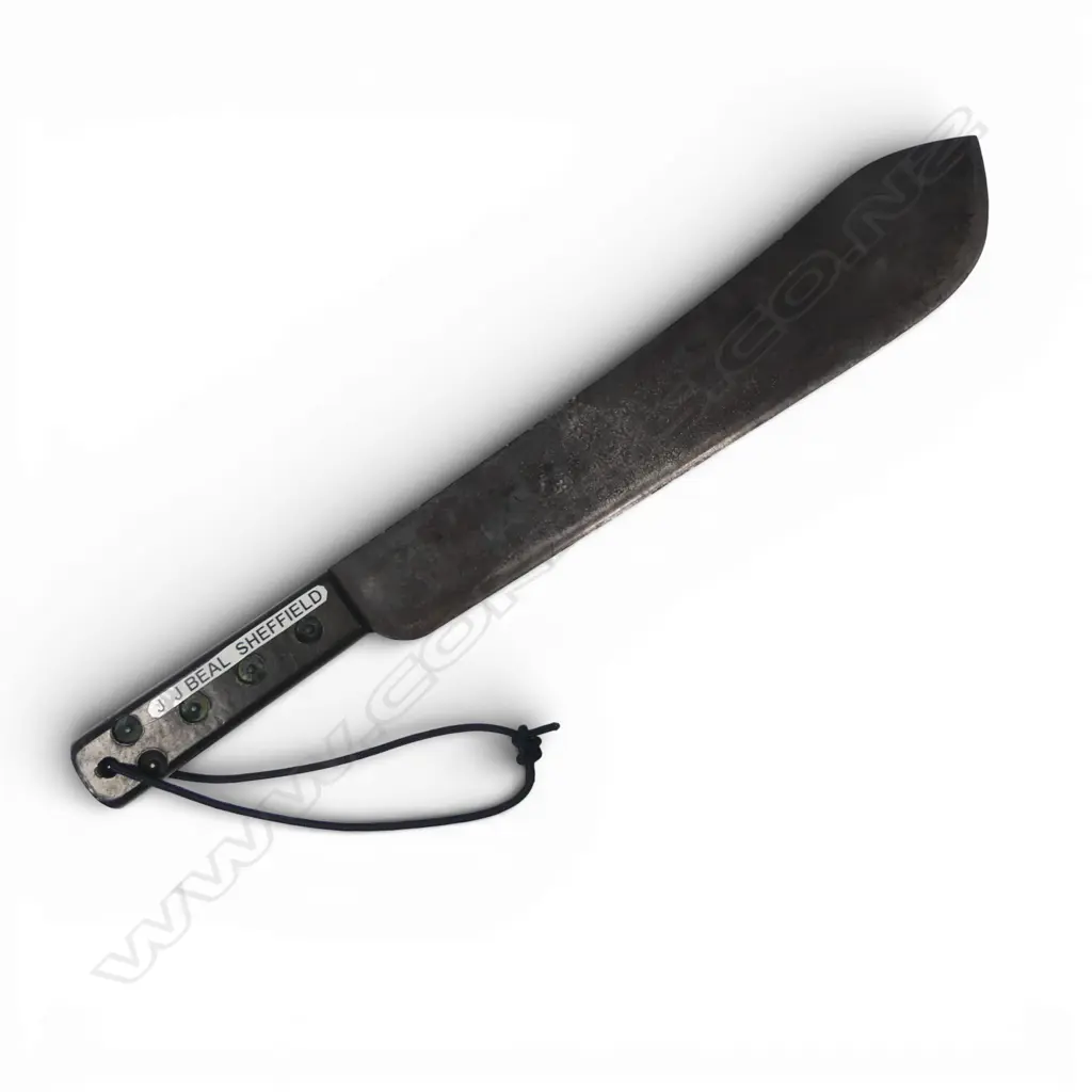 WWII Machete by JJ Beal Sheffield with broad arrow mark and 1943, Image 1++