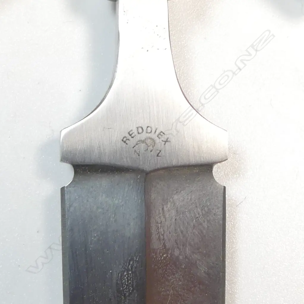 Bill Reddiex push knife with (marine?) ivory “T” handle Image 1++