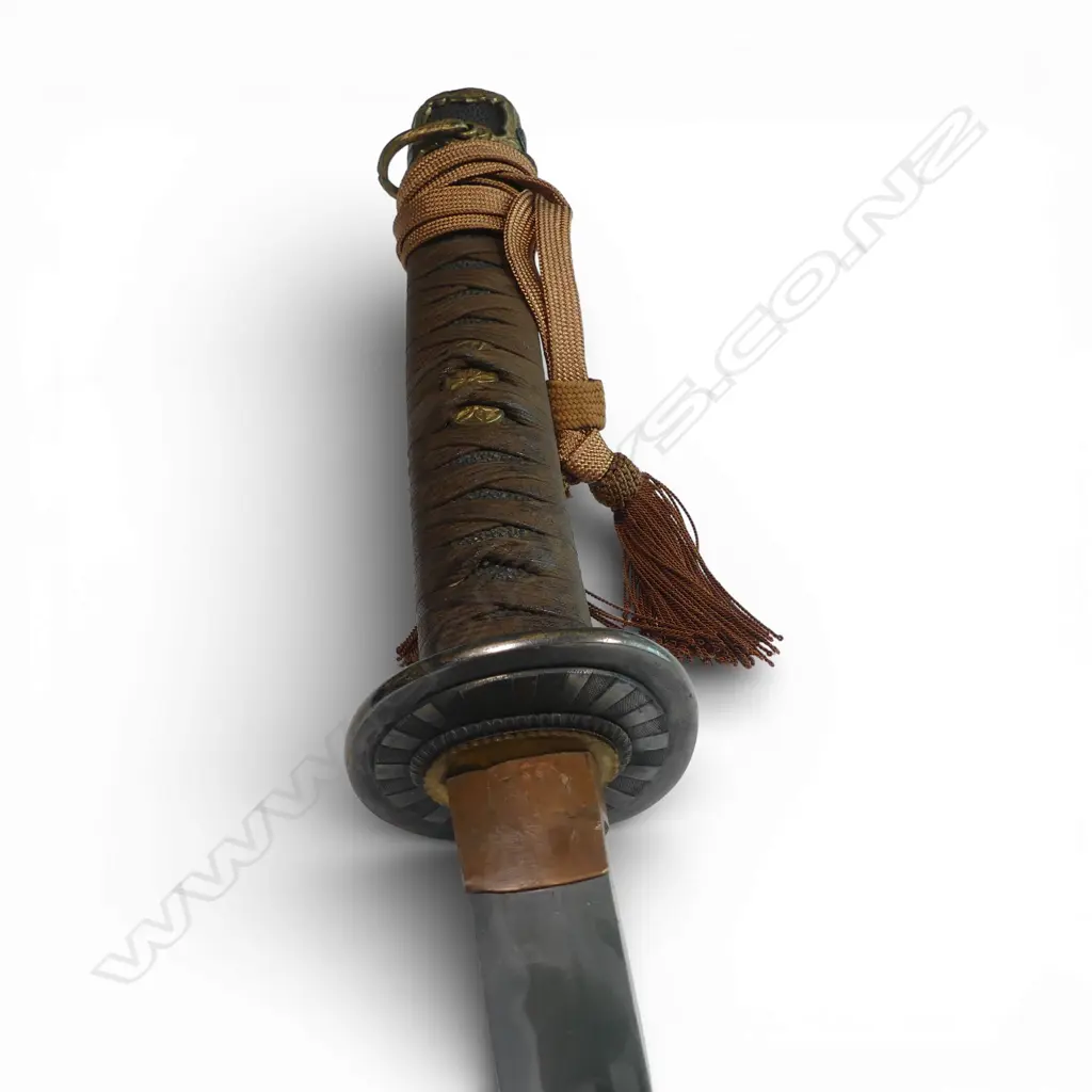 Shin Gunto type Japanese Sword with  27" curved blade, Image 1++