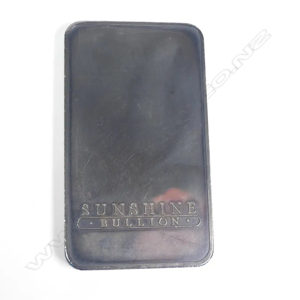 .999 Fine Silver 10 Troy Ounces 1982 Sunshine Mining Bullion Ingot #2715 Image 1++