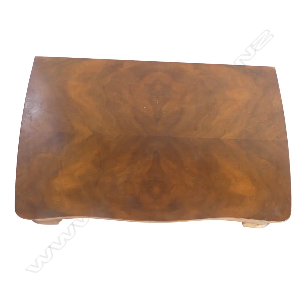 Two walnut cutlery canteens fitted to display knives Image 1++