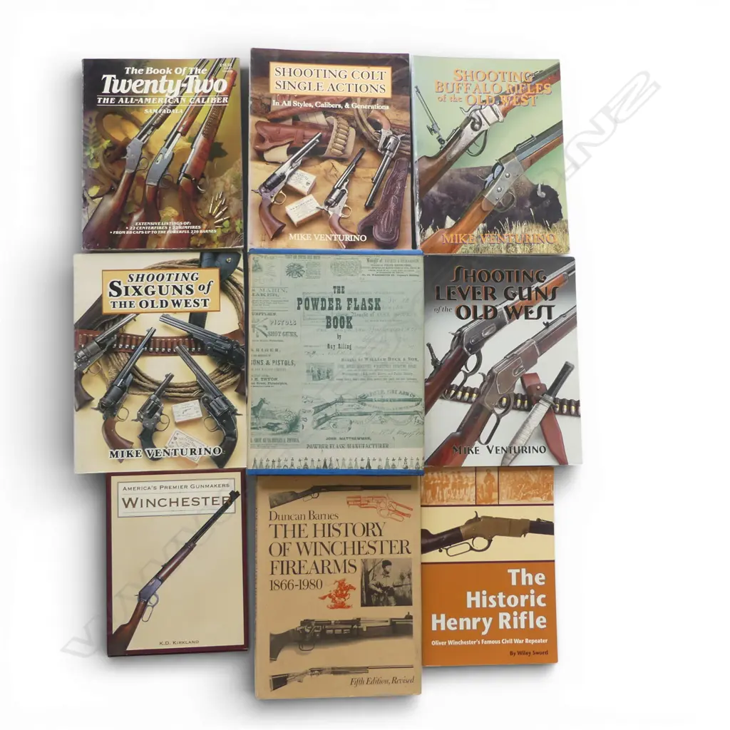 Nine American firearm reference books, Image 1++