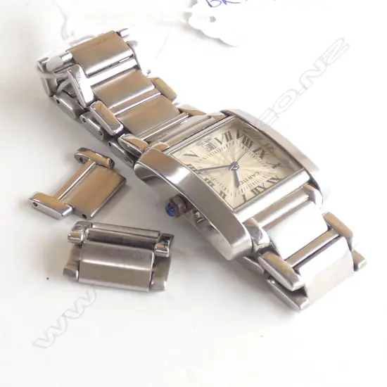CARTIER STYLE WRIST WATCH REQ. BATTERY