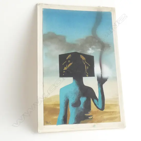 KAREL THOLE (1914-2000) ARTWORK FOR for CHRISTOPHERS HINZ's SCI-FI BOOK 'PARATWA, KILLER AUS DEM EIS'