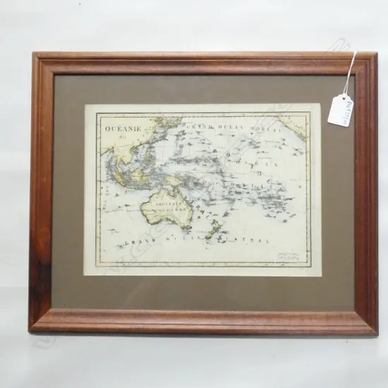 MAP OF OCEANIE 1825...