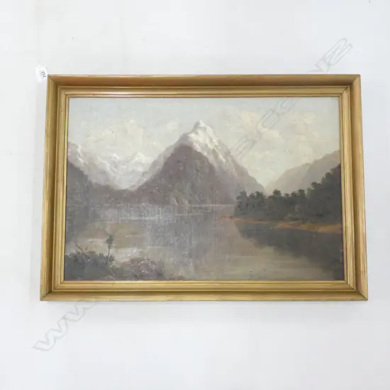 WILLIAM GEORGE BAKER - SOUTHLAND LANDSCAPE SGD OIL - FRAME SIZE W. 610 X 435MM