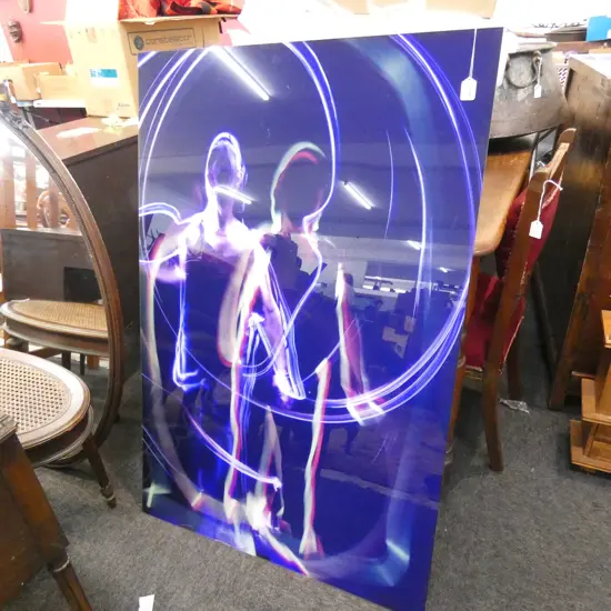 LG CONTEMPORARY ABSTRACT ART ON PERSPEX 790 X 1190MM