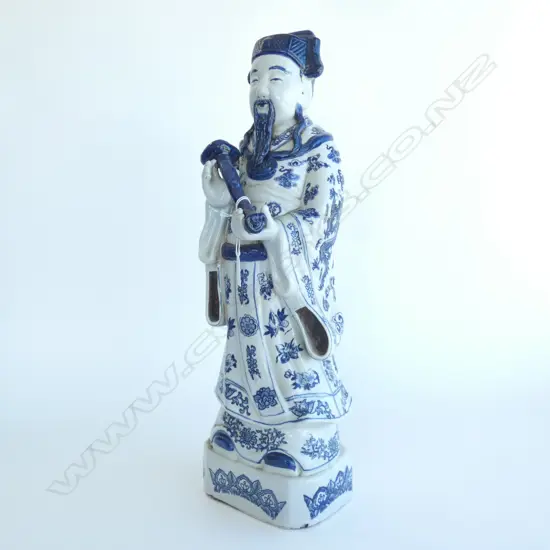 B/W ORIENTAL FIGURE H.540mm