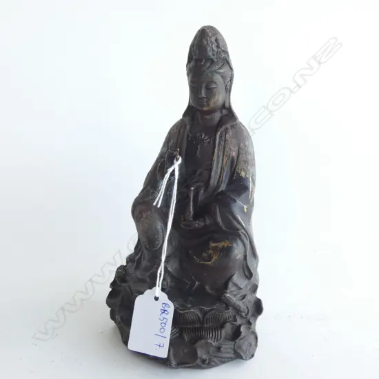 BRONZED METAL BUDDHA H.185mm