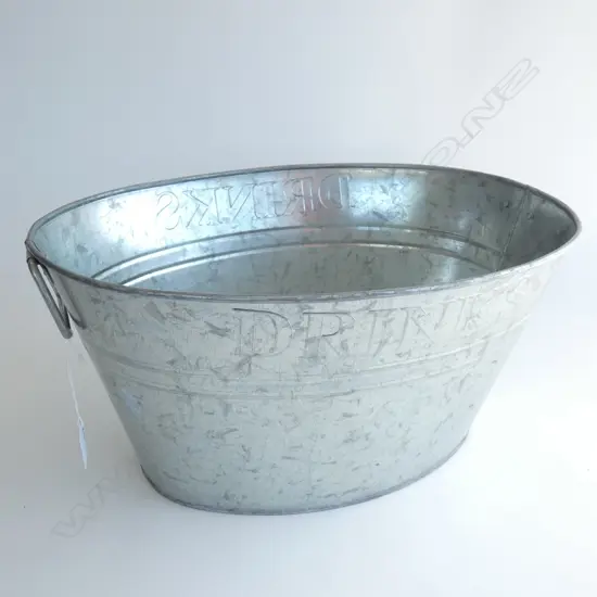 LARGE RUSTIC CHAMPAGNE BUCKET W.450mm