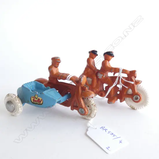 2 FUN HO MOTOCYCLES; SIDECAR & RIDER + 2 ON BIKE