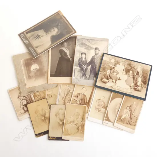 16 ASST. C.1900 PORTRAIT PHOTOS 