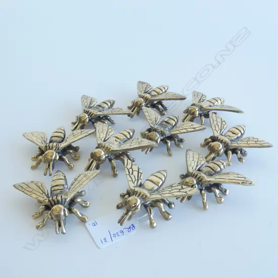 10 BRASS BEES L.60mm