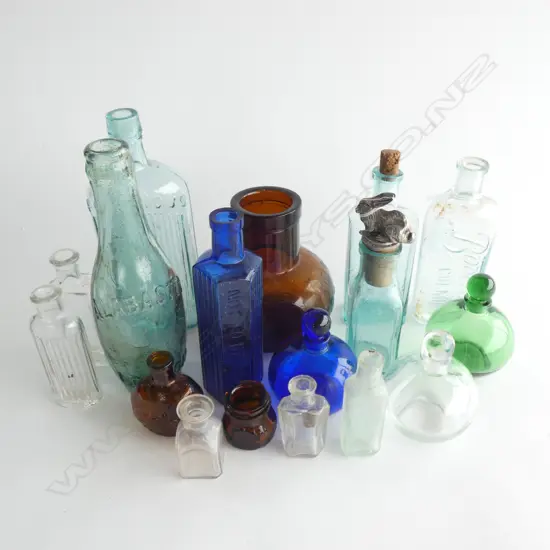 17 ASST. BOTTLES; 1 w. RABBIT STOPPER