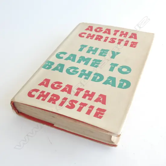 FIRST EDITION  1951 AGATHA CHRISTIE 'THEY CAME TO BAGHDAD', IN ORIG DUST JACKET...