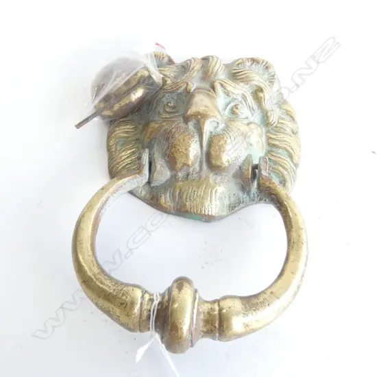 BRASS LION DOOR KNOCKER H.200mm