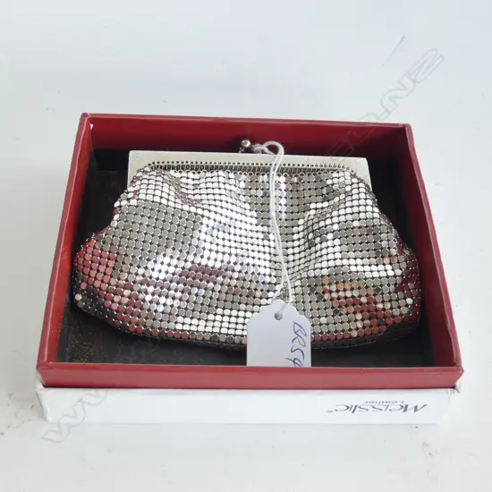 WHITING & DAVIS SILVER PURSE