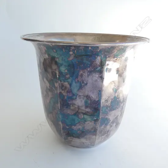 SILVER PLATE CHAMPAGNE BUCKET H.210mm