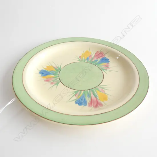 CLARICE CLIFF 'CROCUS' PLATE 190mm dia