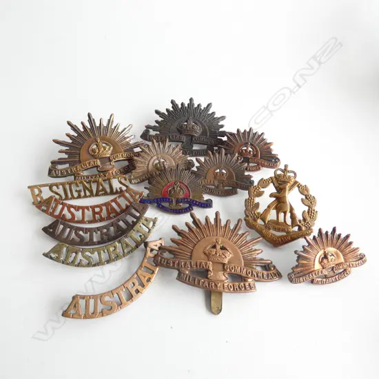 BAG ASST. AUSTRALIAN WAR BADGES
