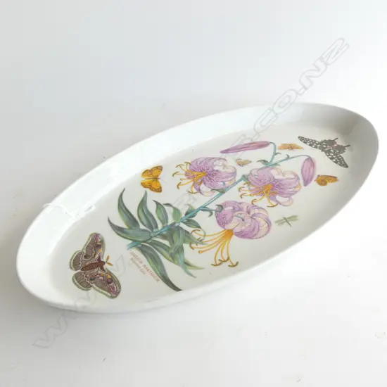 LG PORTMEIRION BOTANIC GARDEN OVAL SERVING DISH L  490 X 240MM