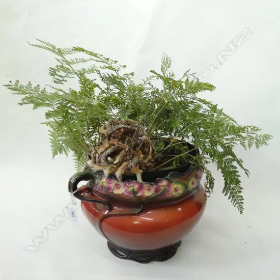 FERN IN ART NOUVEAU STYLE POT