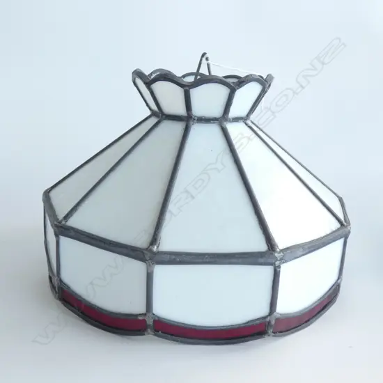 WHITE LEAD LIGHT SHADE 315mm dia