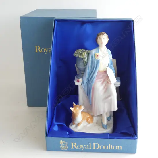ROYAL DOULTON QUEEN MOTHER - DUCHESS OF YORK H. 240MM RETAIL 1600 1014/9500 ...