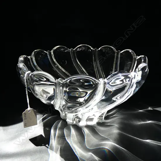 CRYSTAL PRESENTATION BOWL DIA. 255MM