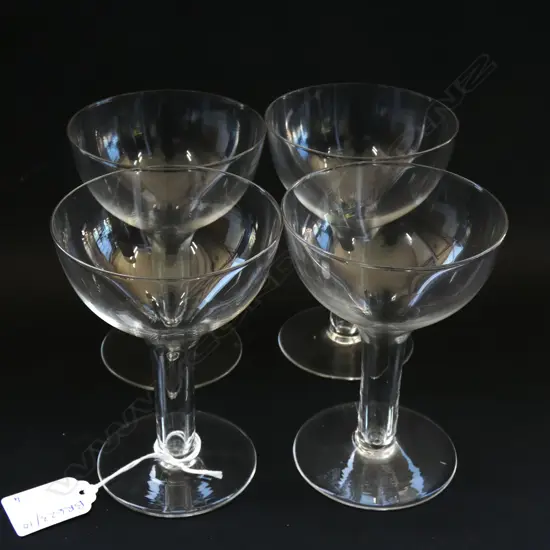 SET OF 4 HOLLOW STEM CHAMPAGNE GLASSES H.120mm