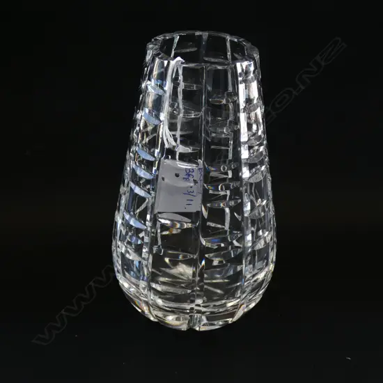 WATERFORD CUT CRYSTAL VASE H.175mm