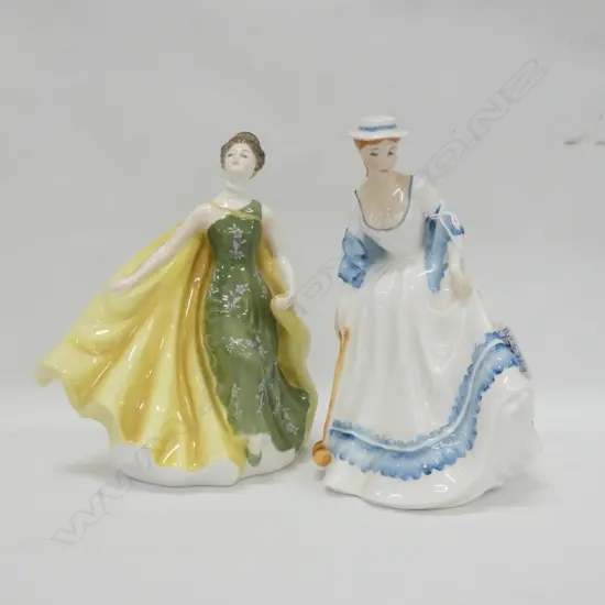 2 ROYAL DOULTON FIGURINES; 'SUMMERTIME' HN3137 & 'ALEXANDRA' HN2398 H.200mm
