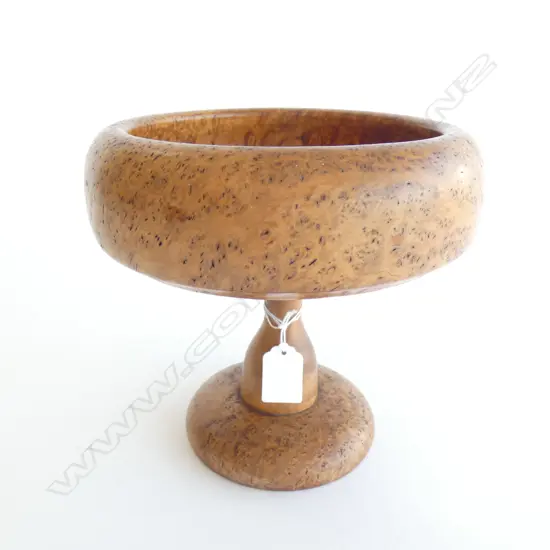 BURR TOTARA PEDESTAL BOWL DIA. 210MM X H. 210MM
