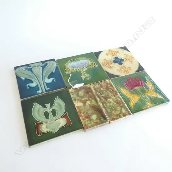 7 ASST. VICTORIAN TILES 