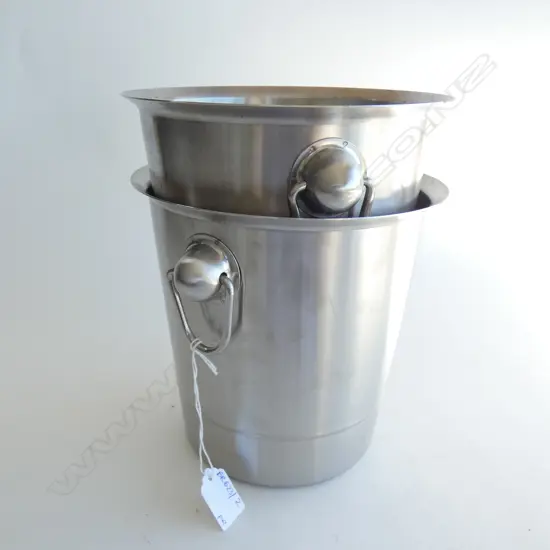 PR SILVER METAL CHAMPAGNE BUCKETS H.200mm