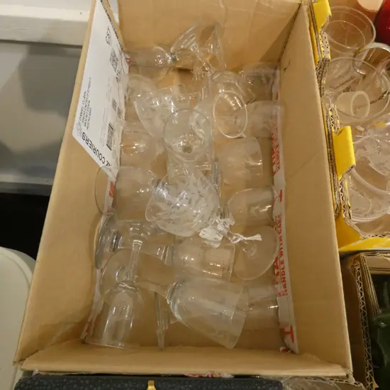 COLLECTION 17 ASST. VICTORIAN SHERRY GLASSES 