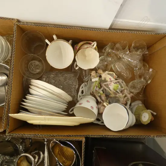 BOX LOT ASST CHINA / CRYSTAL 