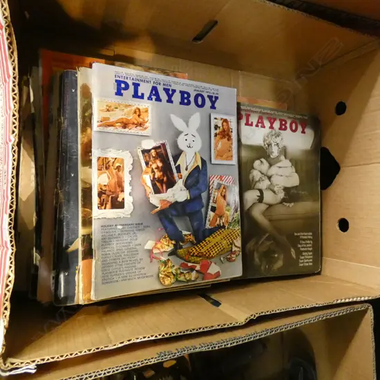 LARGE BUNDLE OF PLAYBOY MAGAZINES 1971 & 1972